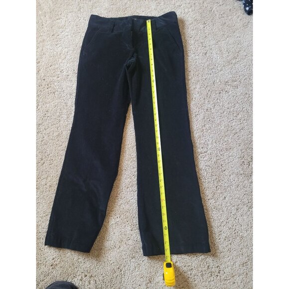 Talie Womens Corduroy Black Wide Leg High Waisted Pants Size 10 Cotton Spandex - Picture 8 of 8